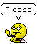 CLIPART--begging on knees